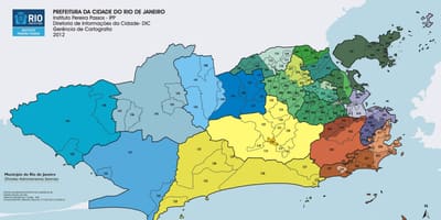 Рио де Жанеиро arrondissement мапа
