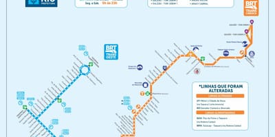 Рио brt мапа